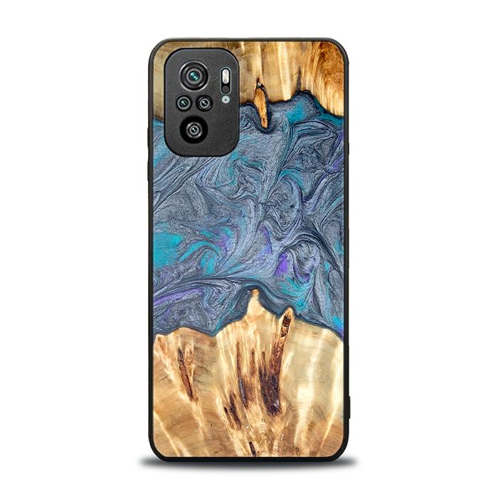 Xiaomi REDMI NOTE 10 Handyhülle aus Harz und Holz - Synergy#D135