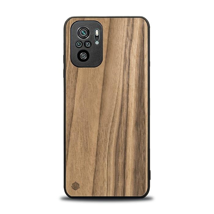 Xiaomi REDMI NOTE 10 Handyhülle aus Holz - Nussbaum