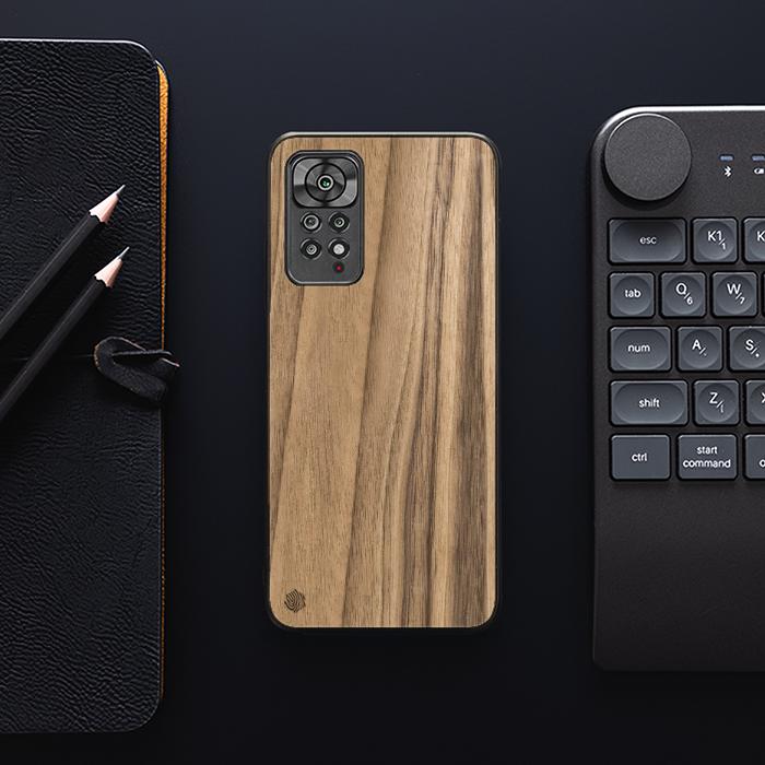 Xiaomi REDMI NOTE 11 Pro / 11 Pro 5G Handyhülle aus Holz - Nussbaum