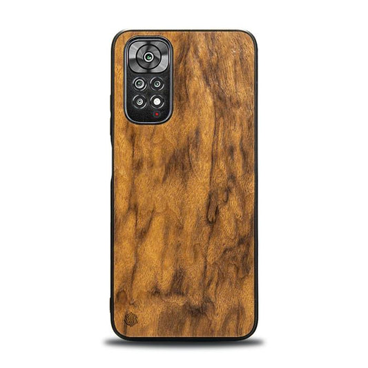 Xiaomi REDMI NOTE 11 / 11S Handyhülle aus Holz - Imbuia