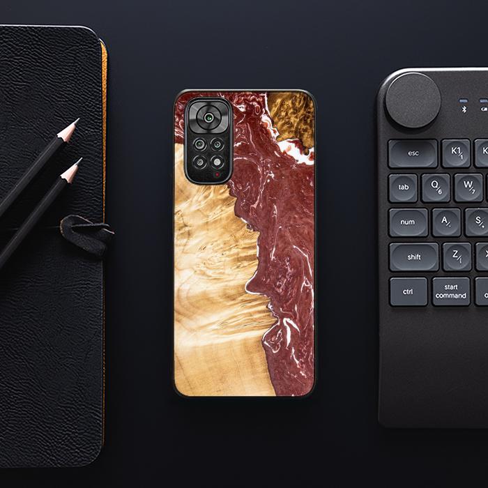 Xiaomi REDMI NOTE 11 / 11S Handyhülle aus Harz und Holz - SYNERGY#316