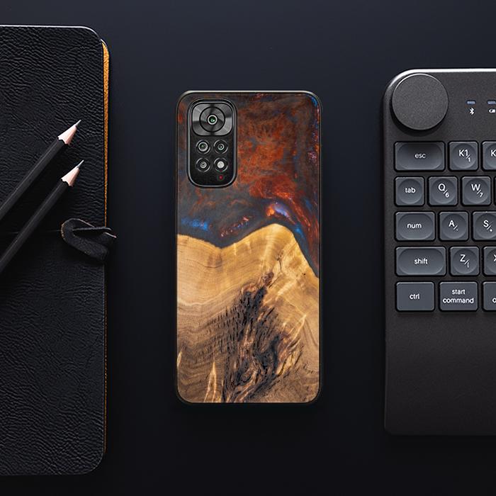 Xiaomi REDMI NOTE 11 / 11S Handyhülle aus Harz und Holz - SYNERGY#A21