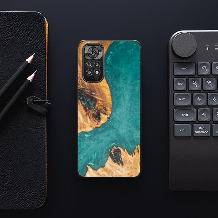 Xiaomi REDMI NOTE 11 / 11S Handyhülle aus Harz und Holz - SYNERGY#A38