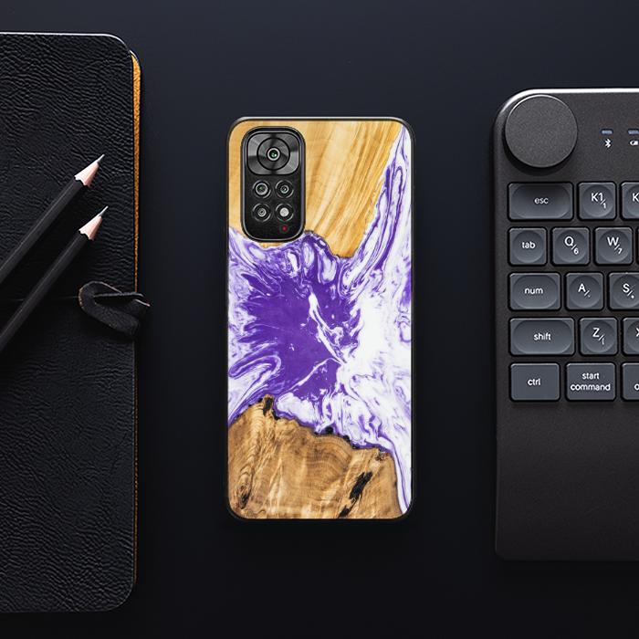 Xiaomi REDMI NOTE 11 / 11S Handyhülle aus Harz und Holz - SYNERGY#A79