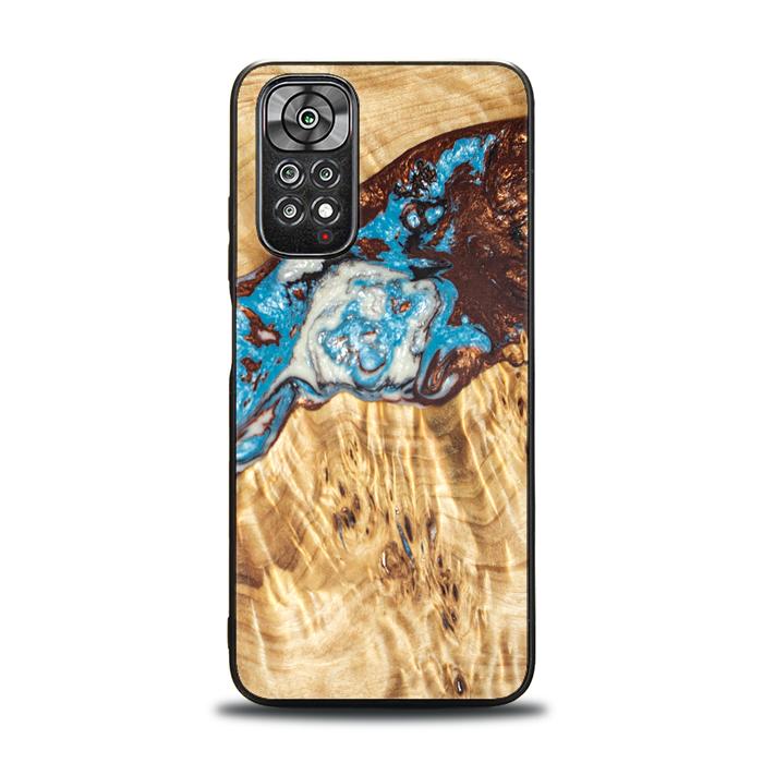 Xiaomi REDMI NOTE 11 / 11S Handyhülle aus Harz und Holz - SYNERGY#B12