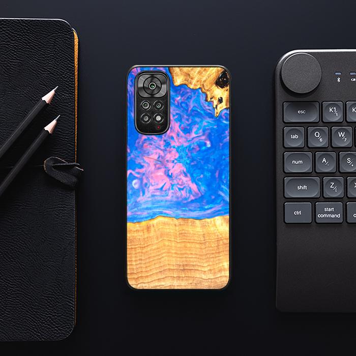 Xiaomi REDMI NOTE 11 / 11S Handyhülle aus Harz und Holz - SYNERGY#B23
