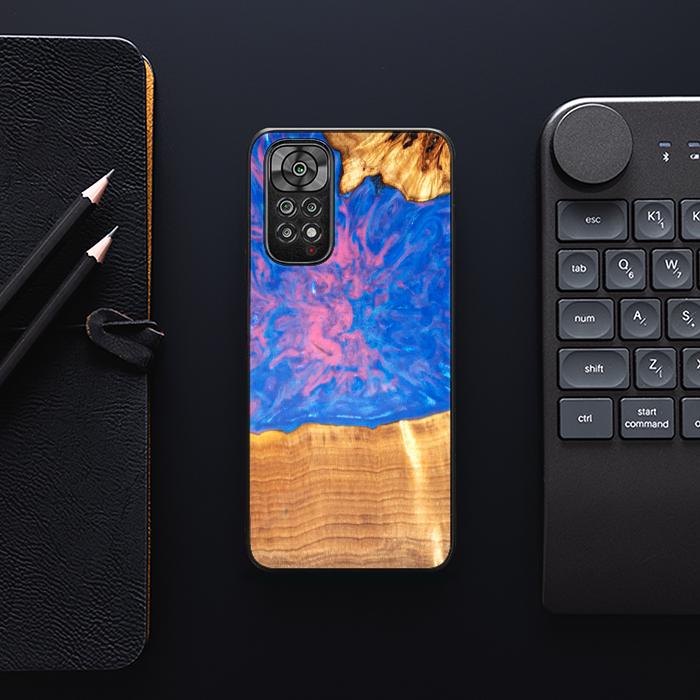 Xiaomi REDMI NOTE 11 / 11S Handyhülle aus Harz und Holz - SYNERGY#B29