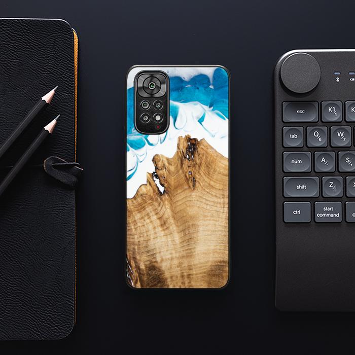 Xiaomi REDMI NOTE 11 / 11S Handyhülle aus Harz und Holz - SYNERGY#C41