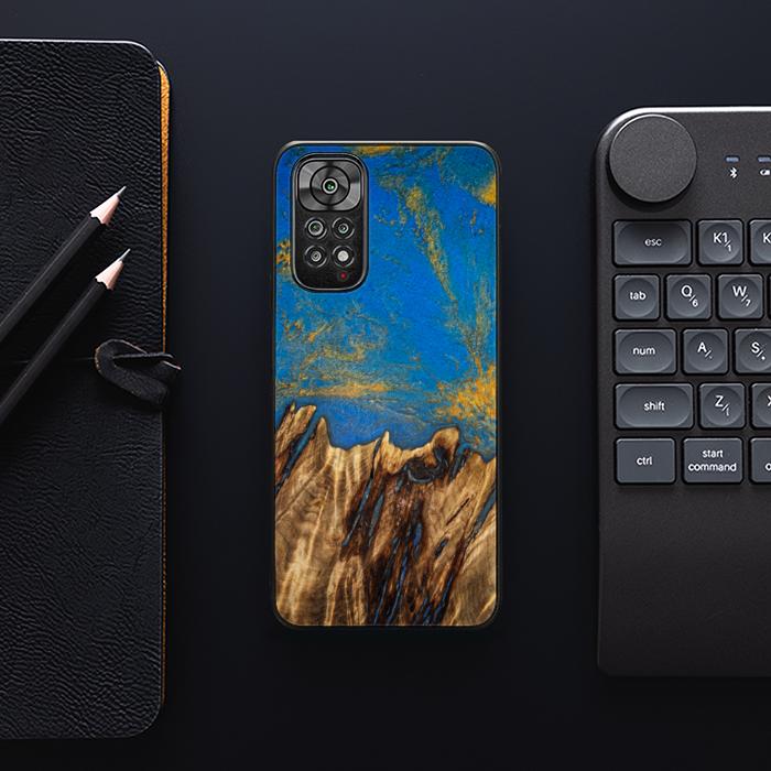 Xiaomi REDMI NOTE 11 / 11S Handyhülle aus Harz und Holz - SYNERGY#C43