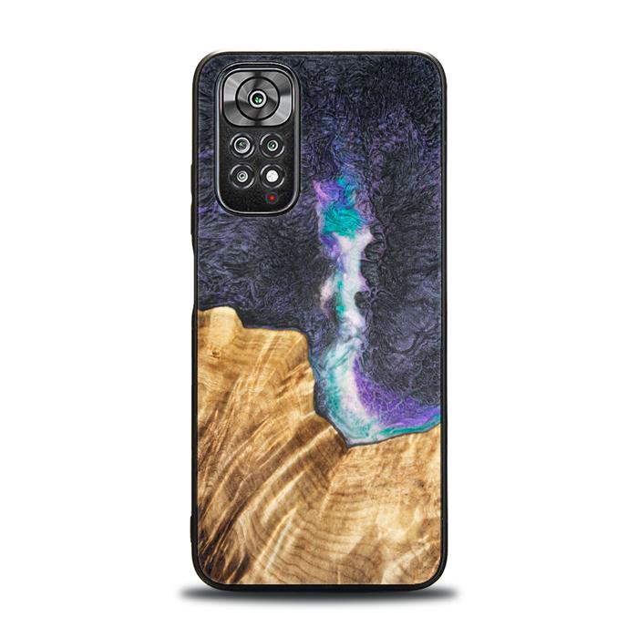 Xiaomi REDMI NOTE 11 / 11S Handyhülle aus Harz und Holz - SYNERGY#C7