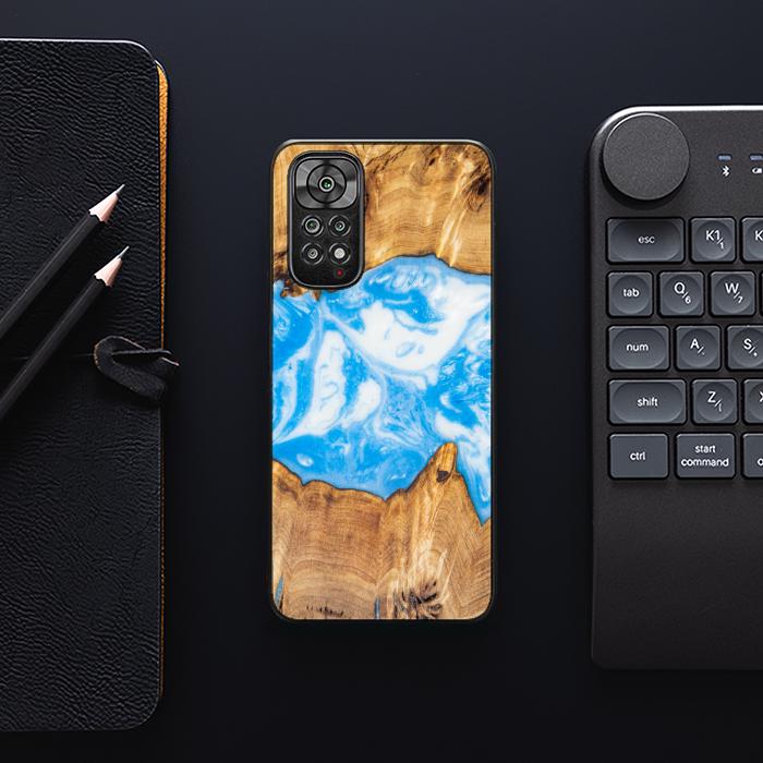Xiaomi REDMI NOTE 11 / 11S Handyhülle aus Harz und Holz - Synergy#A34