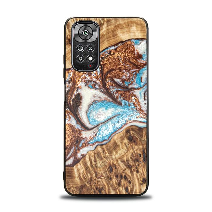 Xiaomi REDMI NOTE 11 / 11S Handyhülle aus Harz und Holz - Synergy#B11