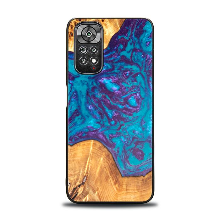 Xiaomi REDMI NOTE 11 / 11S Handyhülle aus Harz und Holz - Synergy#B28