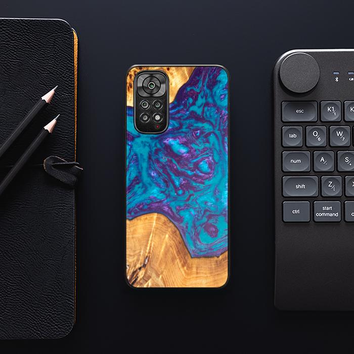 Xiaomi REDMI NOTE 11 / 11S Handyhülle aus Harz und Holz - Synergy#B28