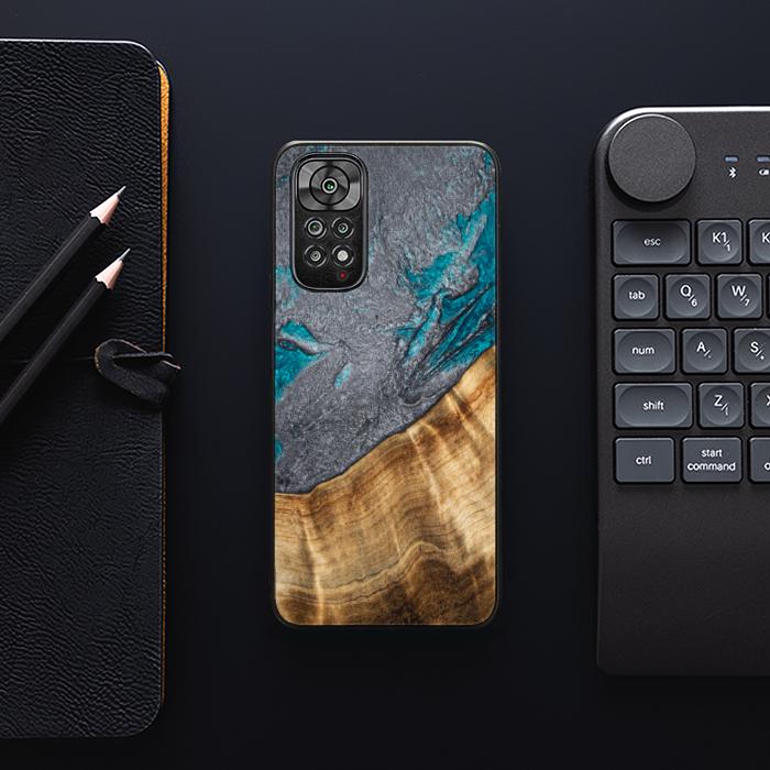 Xiaomi REDMI NOTE 11 / 11S Handyhülle aus Harz und Holz - Synergy#C45