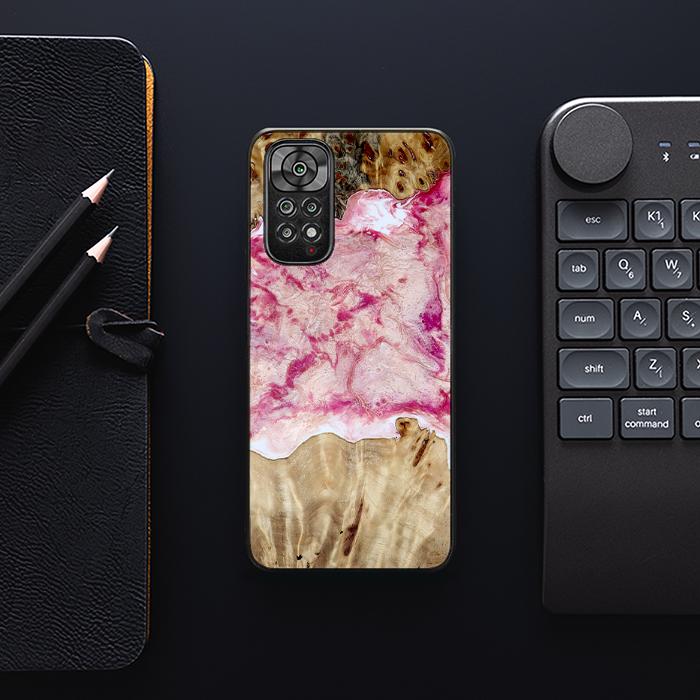 Xiaomi REDMI NOTE 11 / 11S Handyhülle aus Harz und Holz - Synergy#D101