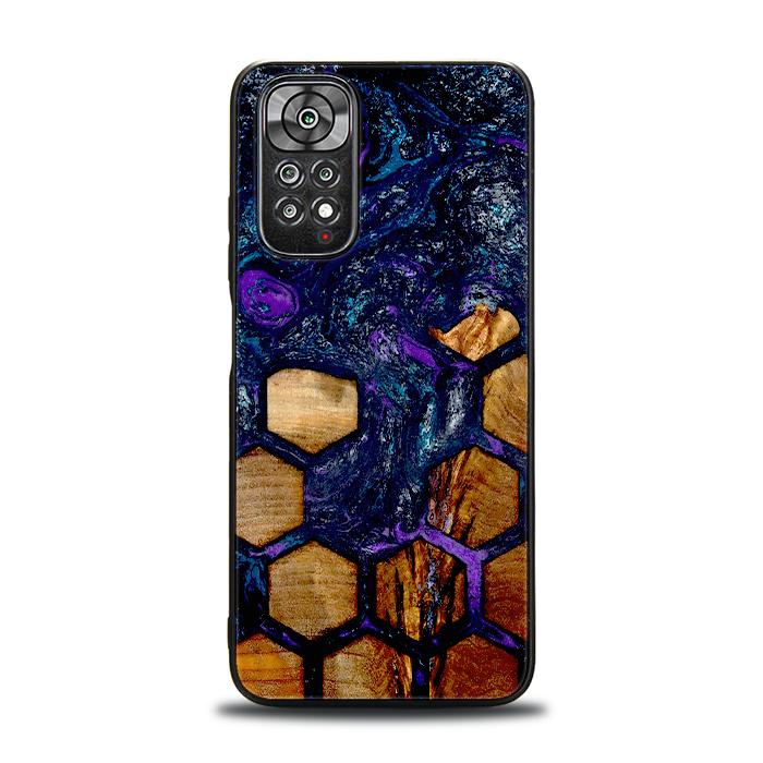 Xiaomi REDMI NOTE 11 / 11S Handyhülle aus Harz und Holz - Synergy#D105