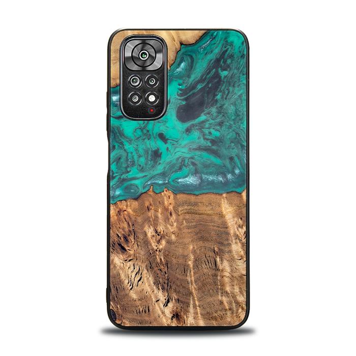Xiaomi REDMI NOTE 11 / 11S Handyhülle aus Harz und Holz - Synergy#D108