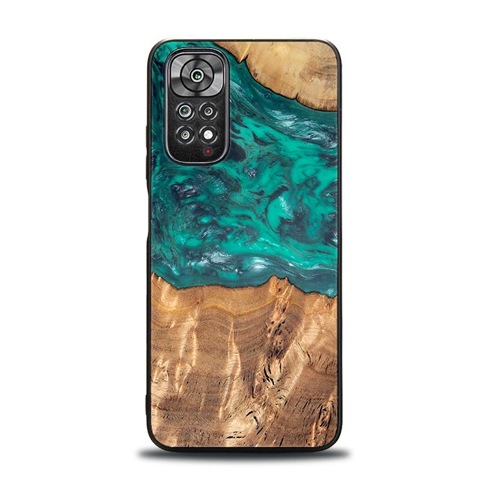 Xiaomi REDMI NOTE 11 / 11S Handyhülle aus Harz und Holz - Synergy#D109