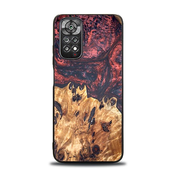 Xiaomi REDMI NOTE 11 / 11S Handyhülle aus Harz und Holz - Synergy#D118