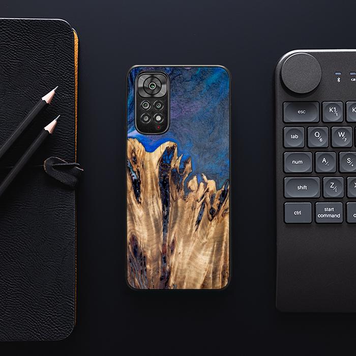 Xiaomi REDMI NOTE 11 / 11S Handyhülle aus Harz und Holz - Synergy#D120