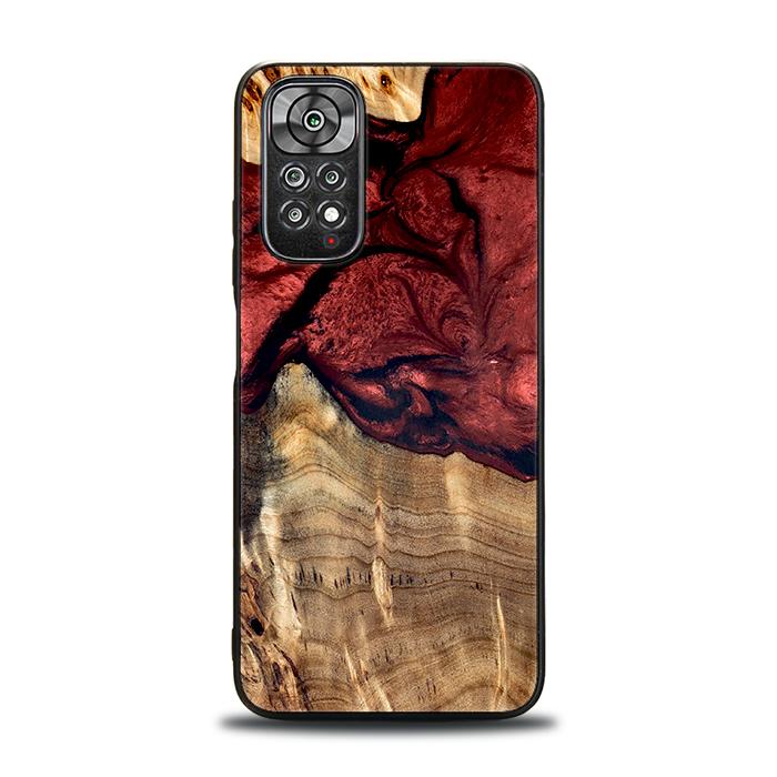 Xiaomi REDMI NOTE 11 / 11S Handyhülle aus Harz und Holz - Synergy#D122