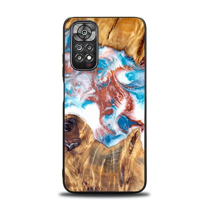 Xiaomi REDMI NOTE 11 / 11S Handyhülle aus Harz und Holz - Synergy#D125