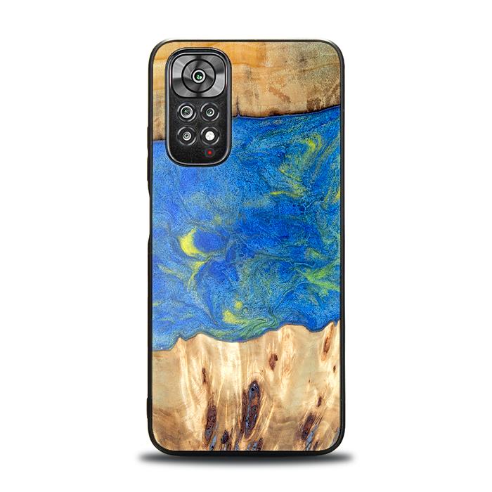 Xiaomi REDMI NOTE 11 / 11S Handyhülle aus Harz und Holz - Synergy#D131