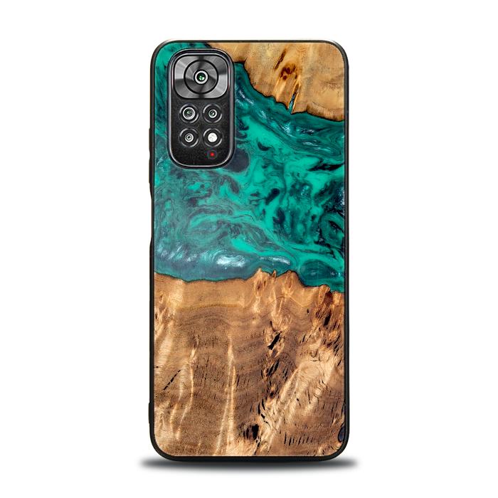 Xiaomi REDMI NOTE 11 / 11S Handyhülle aus Harz und Holz - Synergy#D133