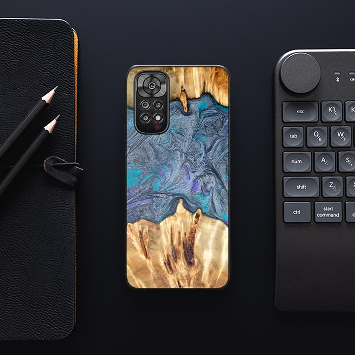 Xiaomi REDMI NOTE 11 / 11S Handyhülle aus Harz und Holz - Synergy#D135