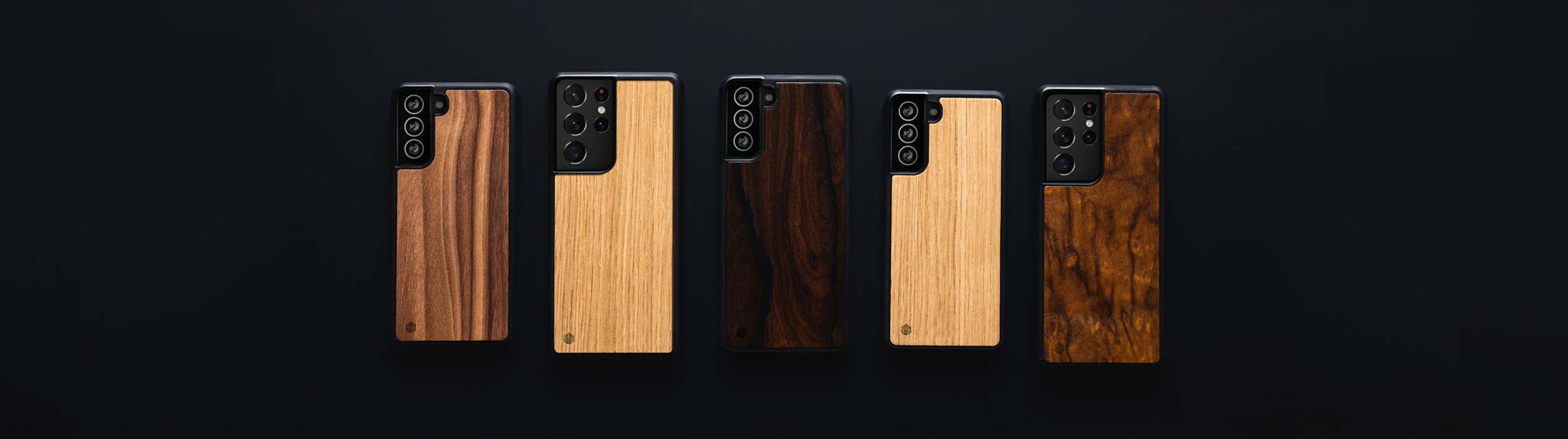 Samsung Galaxy S21 PLUS Handyhüllen aus Holz