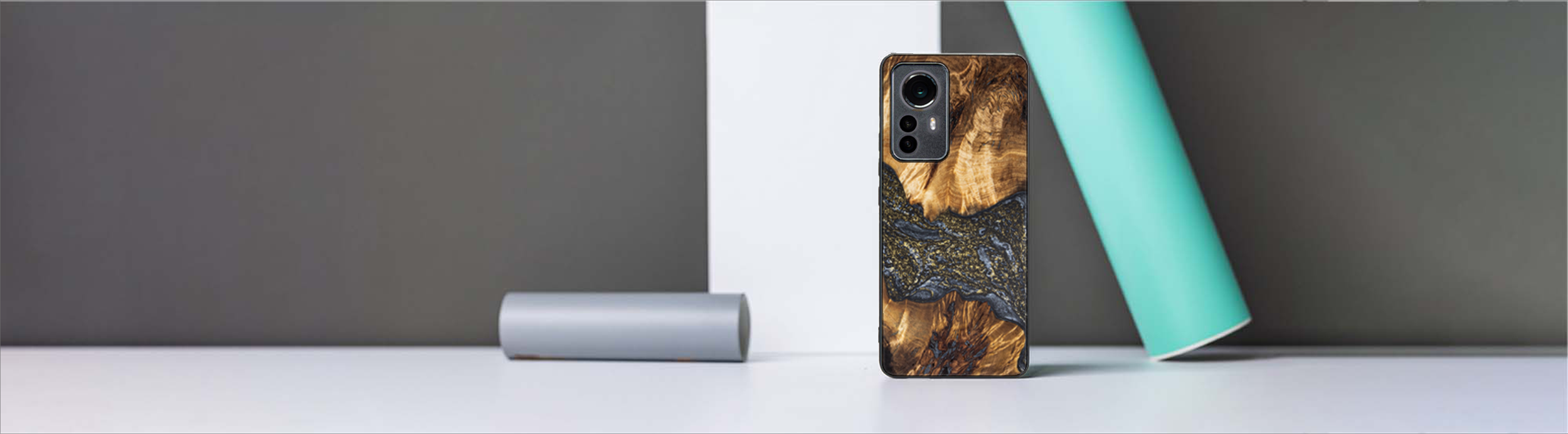 Xiaomi Mi Note 10 / 10 PRO Handyhüllen aus Harz und Holz