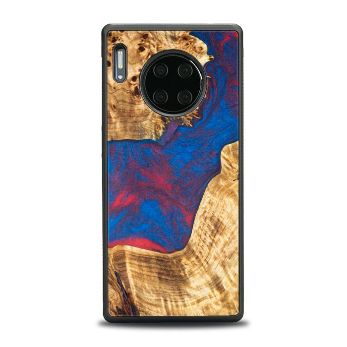 Huawei Mate 30 Pro Handyhülle aus Harz und Holz - Synergy#E10