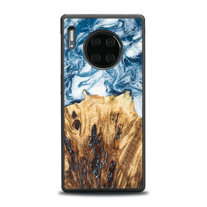 Huawei Mate 30 Pro Handyhülle aus Harz und Holz - Synergy#E23
