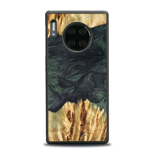 Huawei Mate 30 Pro Handyhülle aus Harz und Holz - Synergy#E25