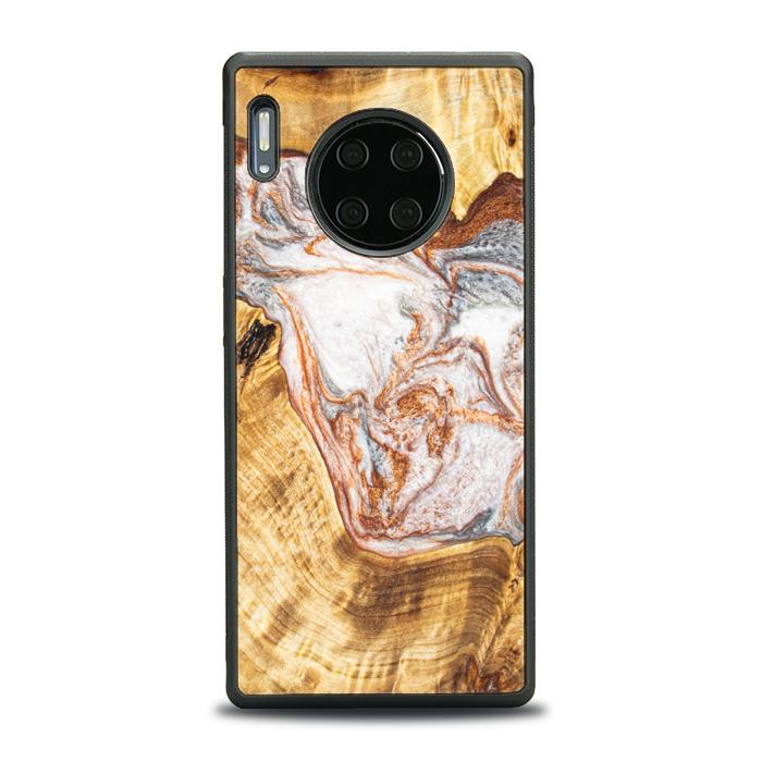 Huawei Mate 30 Pro Handyhülle aus Harz und Holz - Synergy#E5