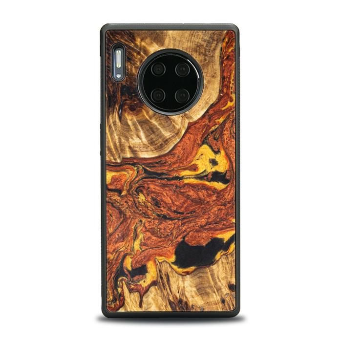 Huawei Mate 30 Pro Handyhülle aus Harz und Holz - Synergy#E6