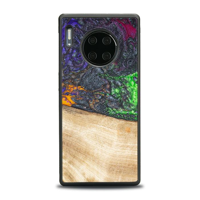 Huawei Mate 30 Pro Handyhülle aus Harz und Holz - Synergy#F10