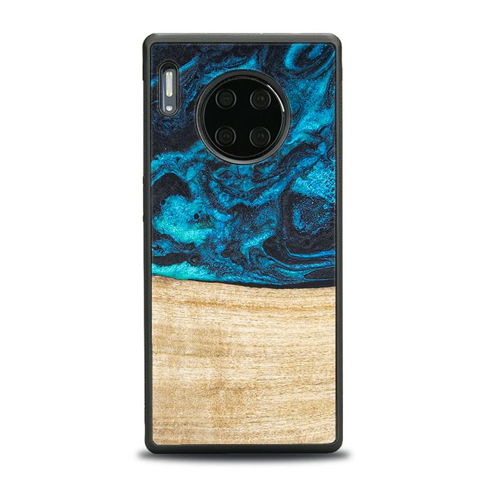 Huawei Mate 30 Pro Etui na telefon z żywicy i drewna - Synergy# F11