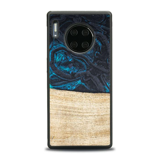 Huawei Mate 30 Pro Handyhülle aus Harz und Holz - Synergy#F13