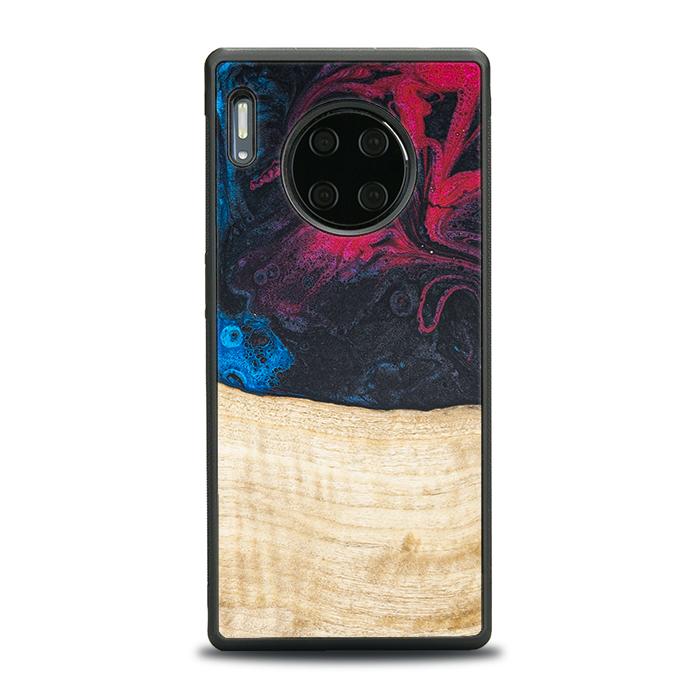 Huawei Mate 30 Pro Handyhülle aus Harz und Holz - Synergy#F14