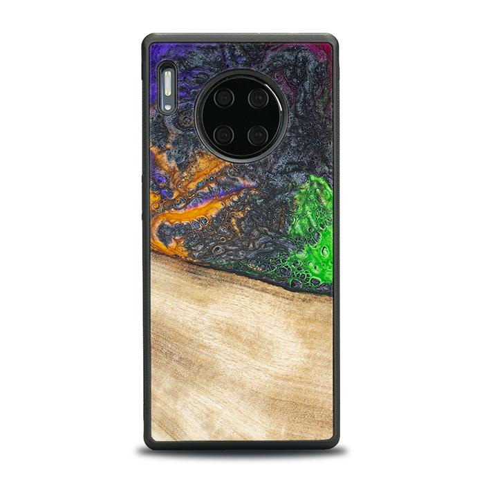 Huawei Mate 30 Pro Handyhülle aus Harz und Holz - Synergy#F15