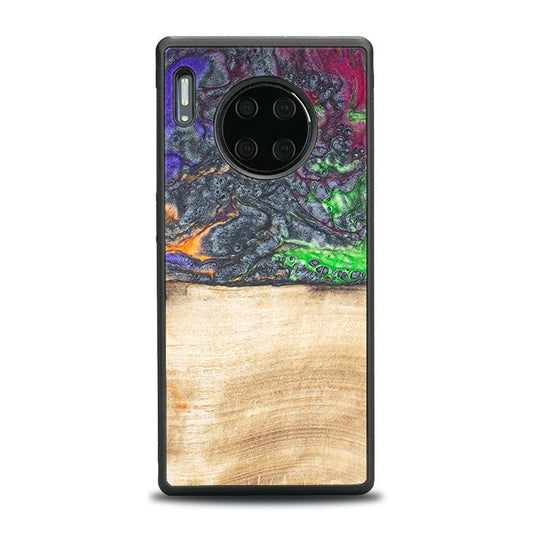 Huawei Mate 30 Pro Handyhülle aus Harz und Holz - Synergy#F2