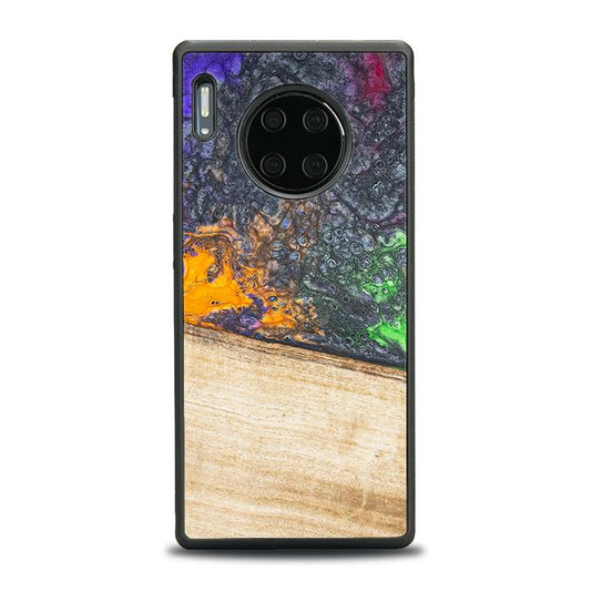 Huawei Mate 30 Pro Handyhülle aus Harz und Holz - Synergy#F20