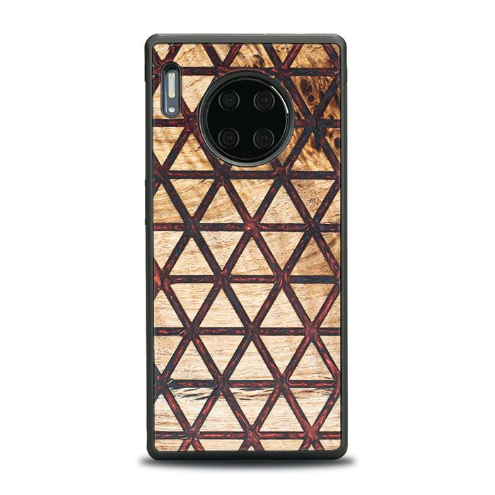Huawei Mate 30 Pro Handyhülle aus Harz und Holz - Synergy#F22