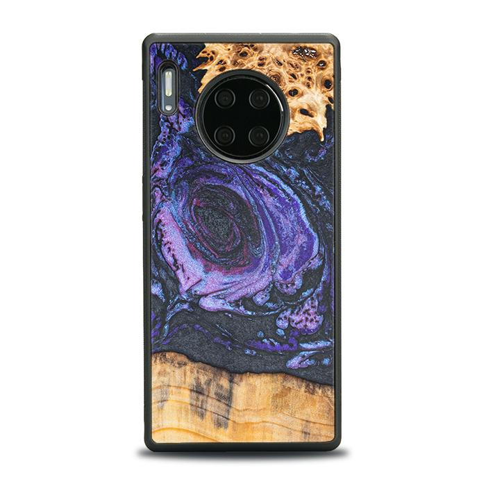 Huawei Mate 30 Pro Handyhülle aus Harz und Holz - Synergy#F24