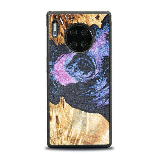 Huawei Mate 30 Pro Etui na telefon z żywicy i drewna - Synergy# F25