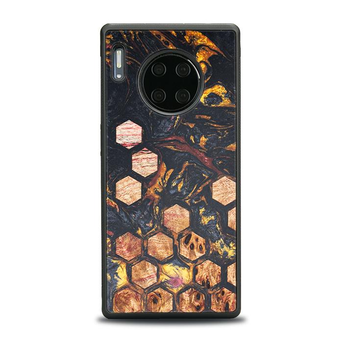 Huawei Mate 30 Pro Handyhülle aus Harz und Holz - Synergy#F26