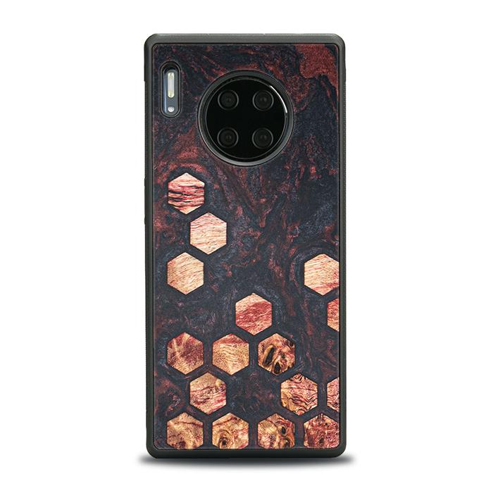 Huawei Mate 30 Pro Handyhülle aus Harz und Holz - Synergy#F27