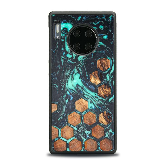 Huawei Mate 30 Pro Handyhülle aus Harz und Holz - Synergy#F28